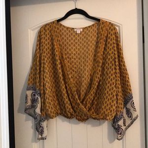 Boho Deep V Blouse